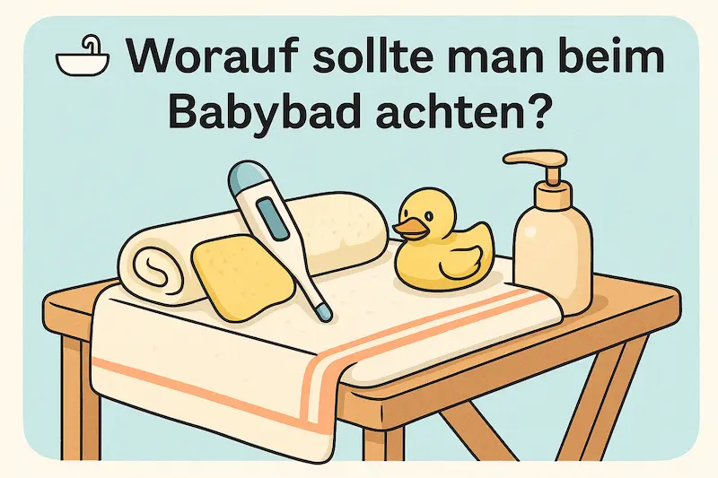 Das perfekte Babybad vorbereiten