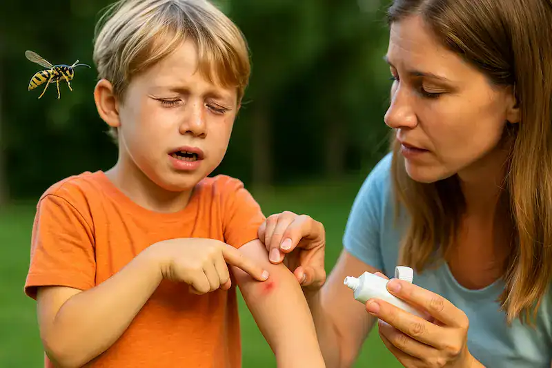 Insektenstiche bei Kindern, Ki-generiert