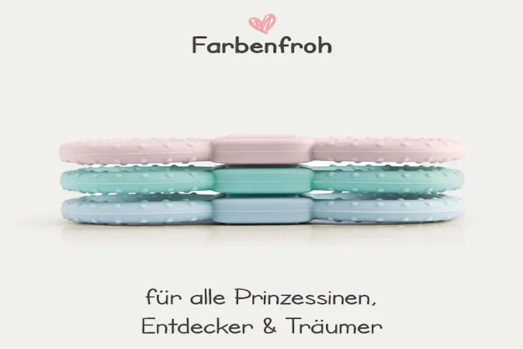 Mimiloo Farbauswahl
Farbenfroh für alle Prinzessinen, Entdecker und Träumer